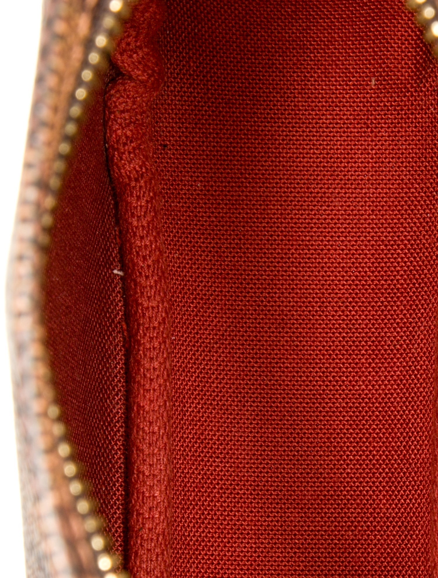 Louis Vuitton Damier Ebene Trousse Make Up Bag Vintage